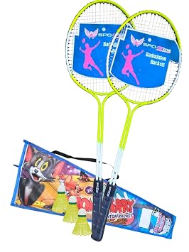 SPO ZONE Badminton Racquet Combo Kit Set