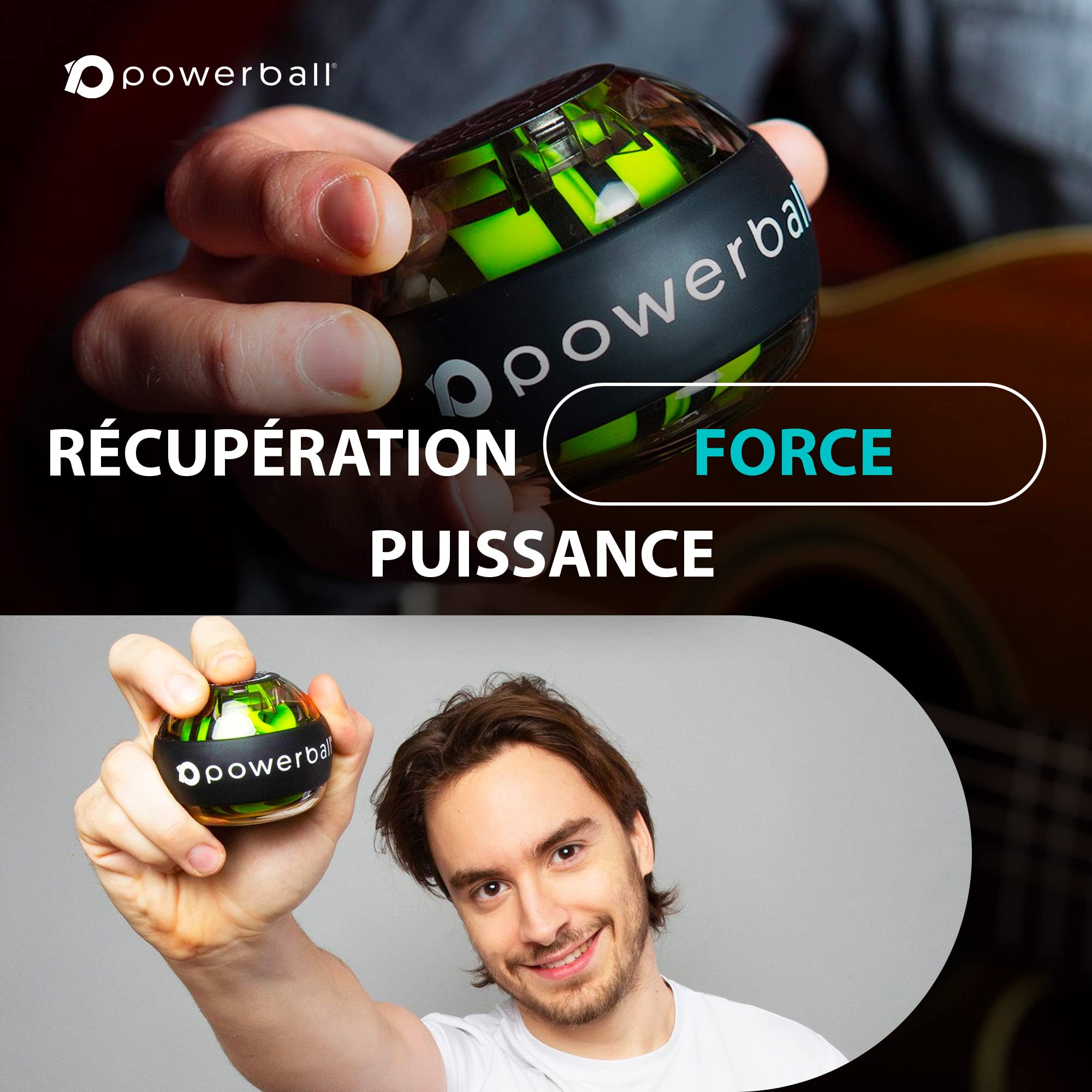 Powerball 280 Hz Autostart Collection - Appareil d'exercice pour la Préhension et Les Avant-Bras, Renforce Les Muscles des Avant-Bras, Rééducation Douleur au Poignet, Fractures du Poignet