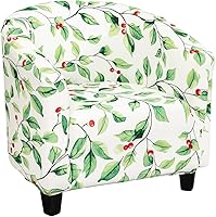 Vista 33 de NILUOH Funda para silla de club, funda elástica para sillón, protector de muebles para sala de estar (04)