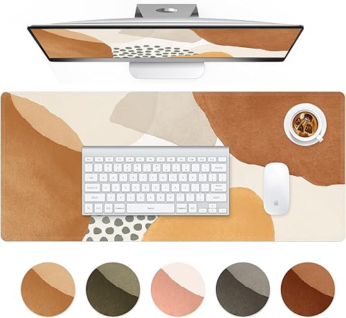 HAOCOO Alfombrilla de escritorio, alfombrilla de escritorio para computadora, alfombrilla grande para mouse para escritorio, alfombrilla de mouse