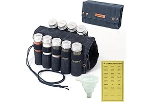 Camping Spice Kit 9-piece Set | BPA-Free Spice Containers | Perfect for...