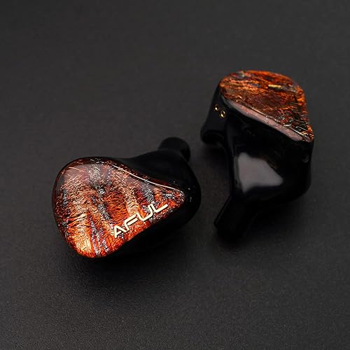 Miniatura 5 de HiFiGo AFUL Acoustics Performer - 5 controladores híbridos en la oreja Monitores intrauditivos, 1DD + 4BA auriculares intrauditivos IEMs (AFUL