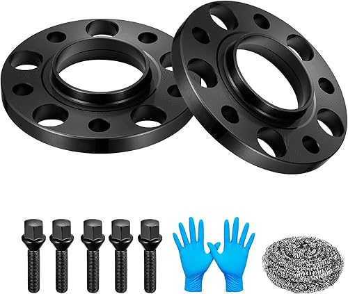 BDFHYK Espaciadores de rueda de 0.197 x 4.724 in, espaciador de rueda centrado de 0.591 in compatible con 318i 325i 328i 330i 335i 525i 530i 545i