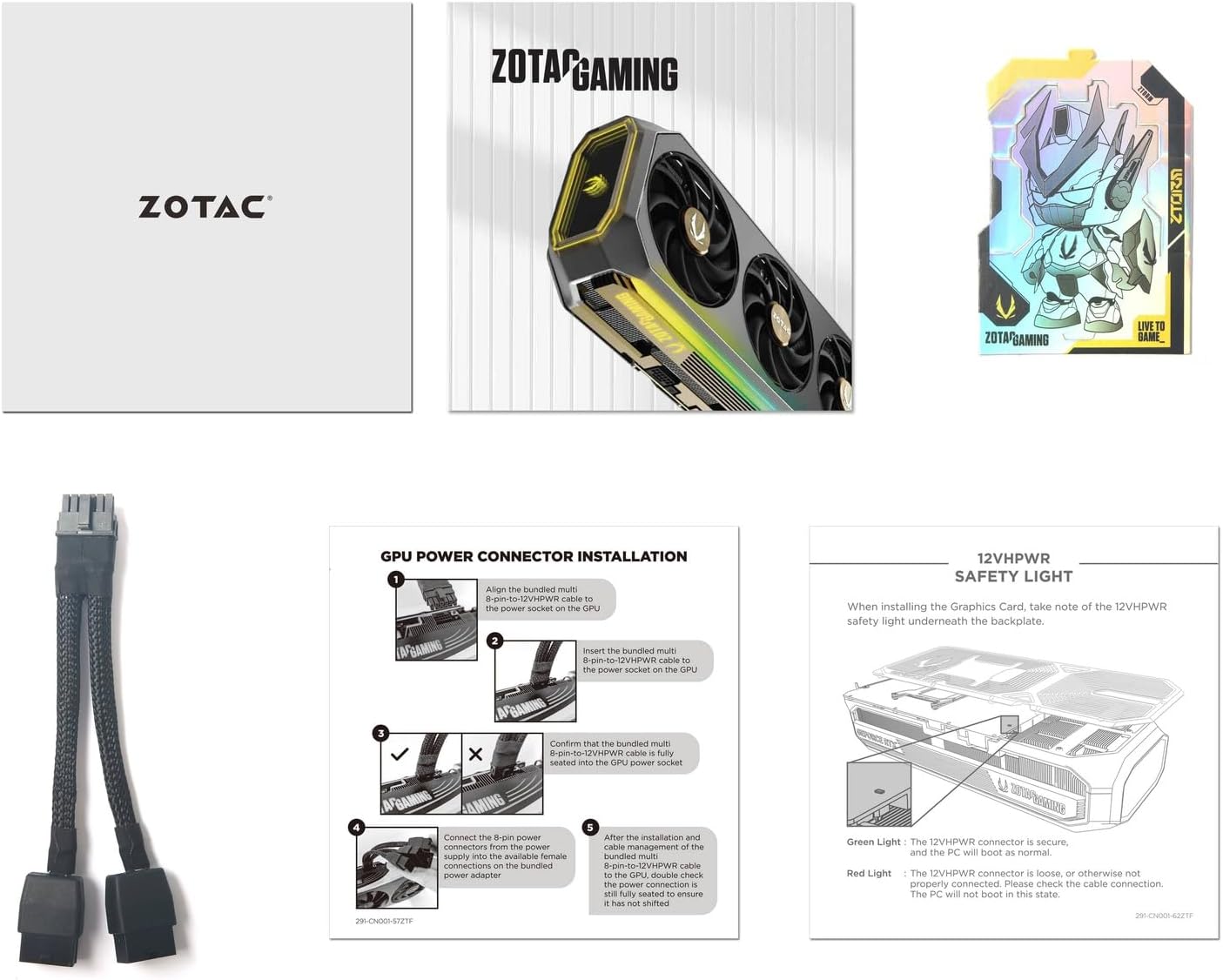 ZOTAC Gaming GeForce RTX 5070 Twin Edge OC 12GB GDDR7 Graphics Board ZT-B50700H-10P VD9204