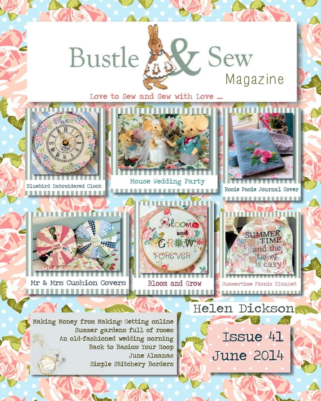 Bustle & Sew Magazine June 2014: Issue 41