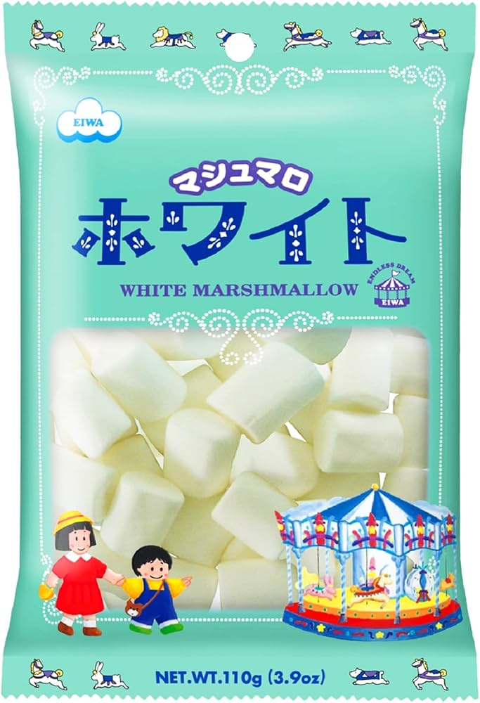 Amazon | エイワ ホワイトマシュマロ 110g×12袋 | EIWA | グミ 通販