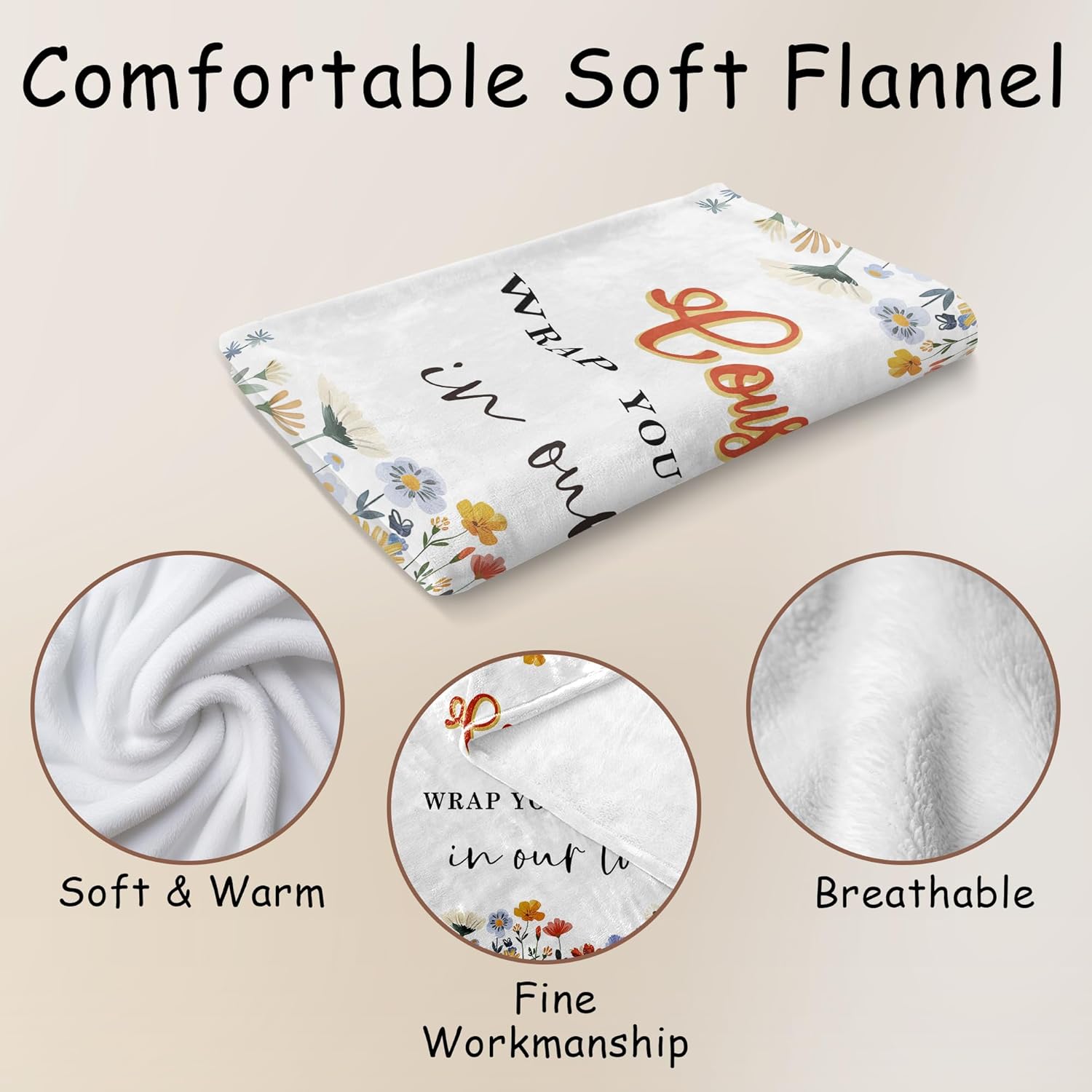 HIWX Cousin Blanket, Gifts for Cousin Female, Birthday Throw Blanket for Women, 50x60 Inches - Image 6