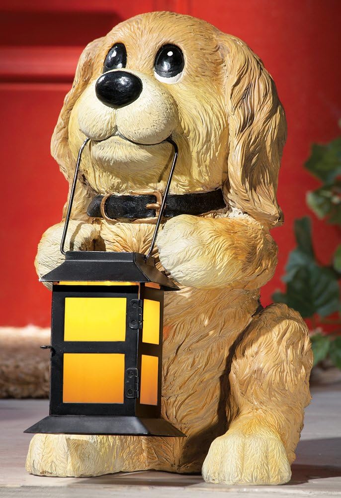 Lighted MotionActivated "Barking" Dog Lantern