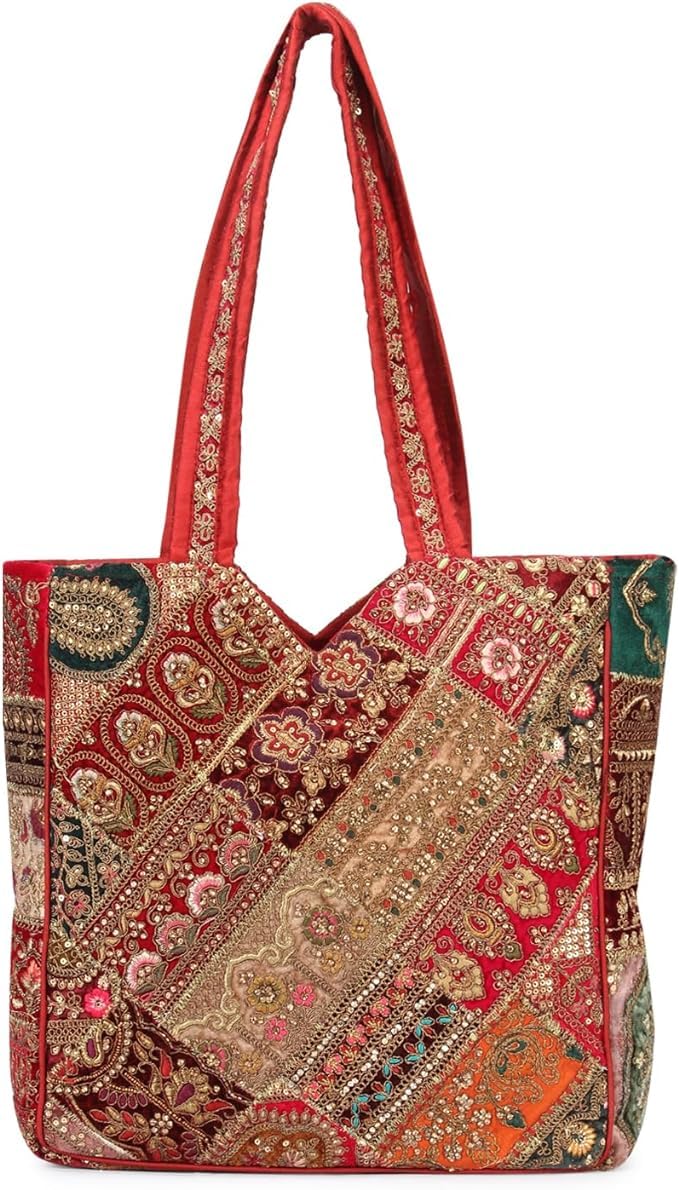 longing to buy Handcrafted Banjara Women's Tote Bag, Antique Banjara Bag For Women-picture-12