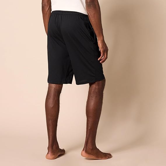 Pantaloncini Da Pigiama Uomo Essentials - 100% Cotone, Vita Media Con Coulisse, Taglie Big & Tall - Foto 5