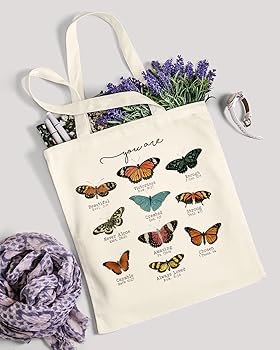 Amazon.com: AUSVKAI Canvas Tote Bag Aesthetic for Women
