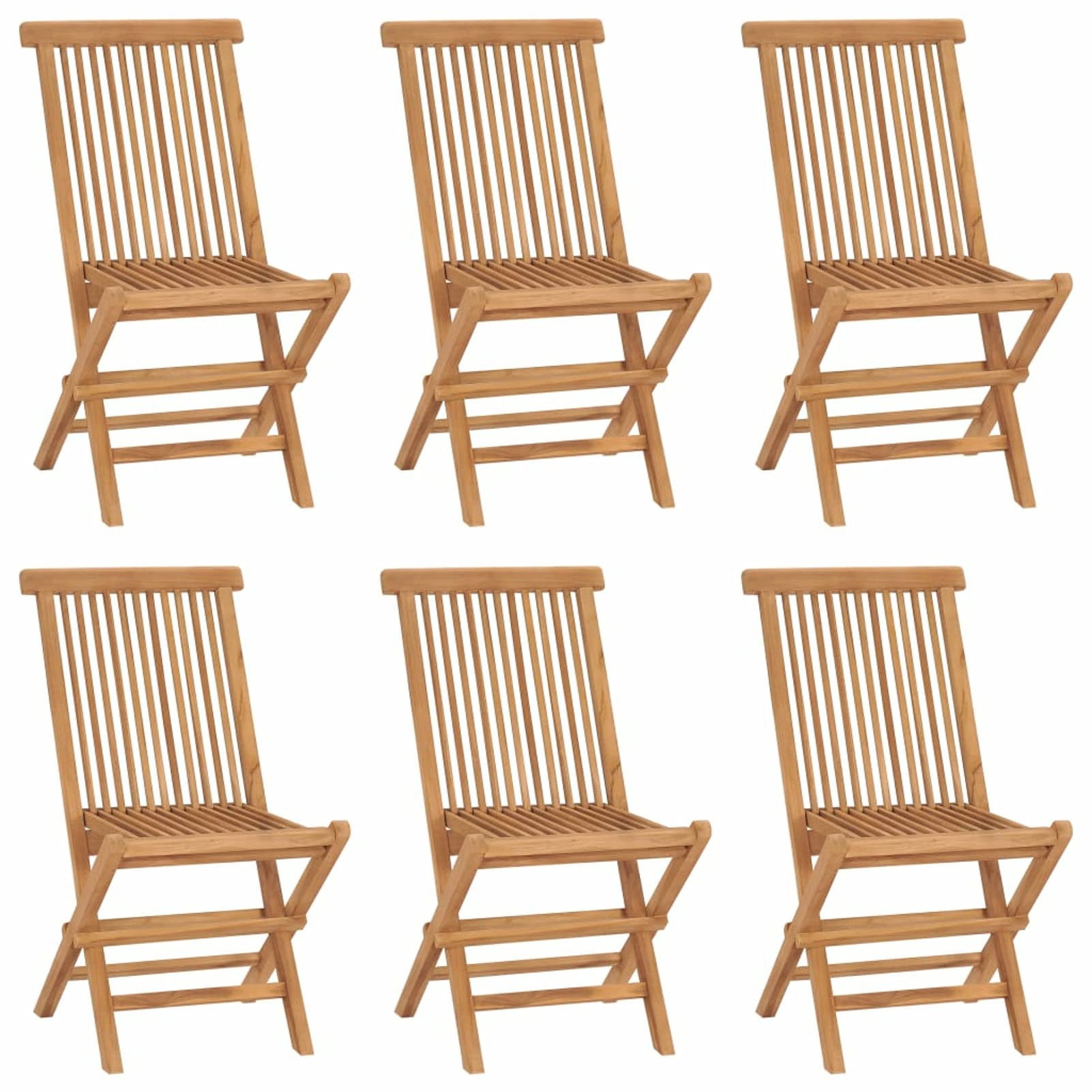 Chaises pliables de jardin légères en teck pour optimiser votre espace