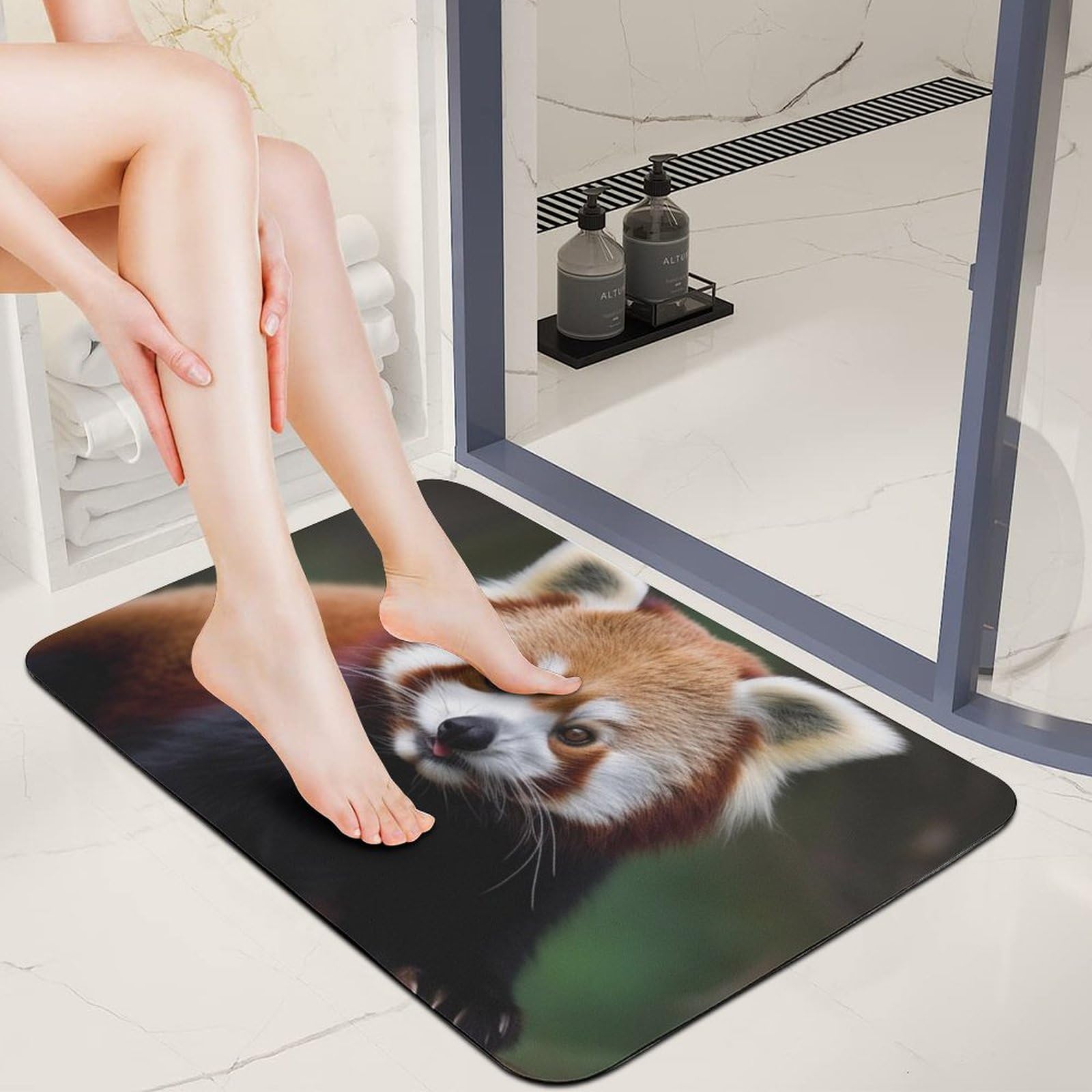 Tapis de bain en terre de diatomée absorbant à séchage rapide