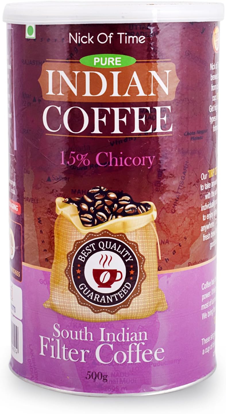 Nick of Time Traditional South Indian Chicory Filter Coffee Powder (85