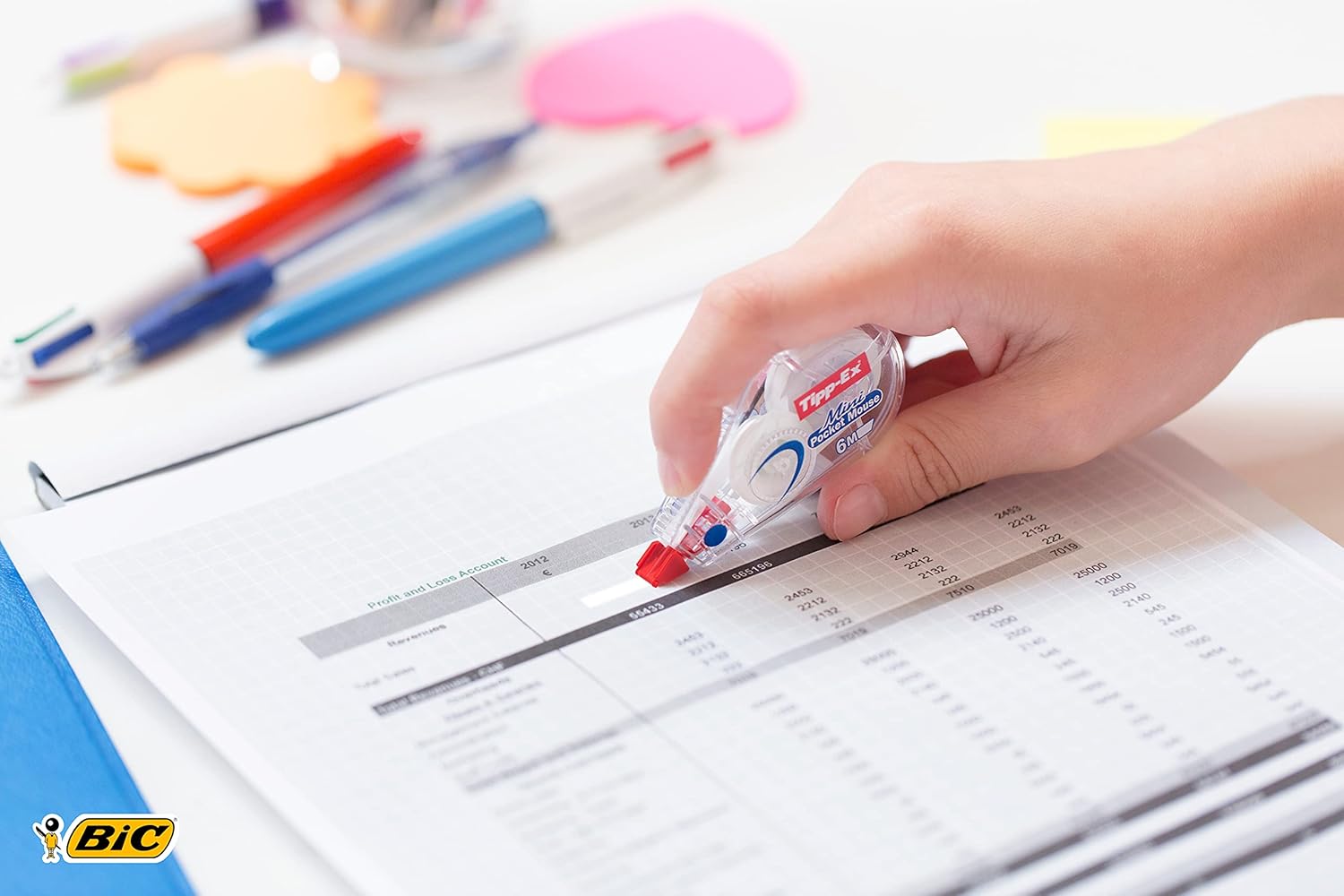 Tipp-Ex Pocket Mouse: Correcteur Compact avec Rubans 6m (5mm) - Idéal Bureau & Ecole - Description