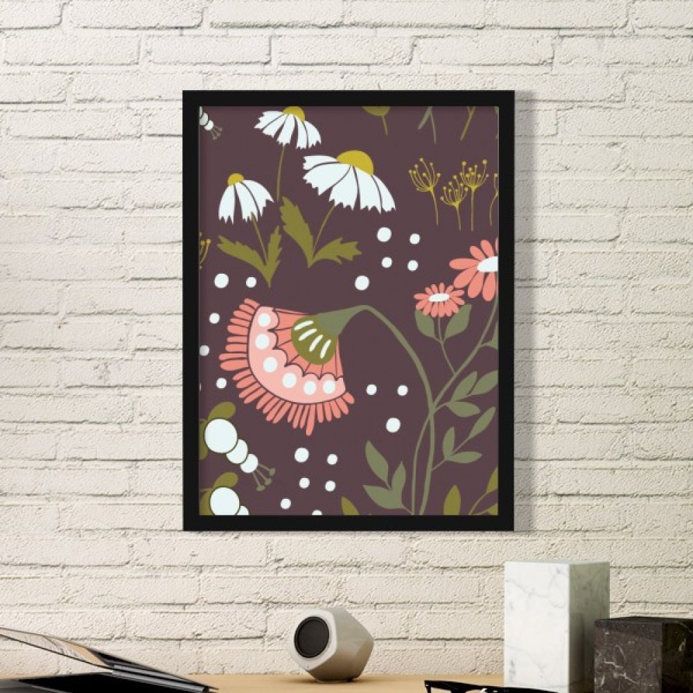 Cadre photo rectangle en bois marron pour decoration de maison chaleureuse