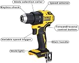 DEWALT DEWDCD708N DCD708N XR Brushless Combi Drill 18V Bare Unit, Black-Yellow - 3