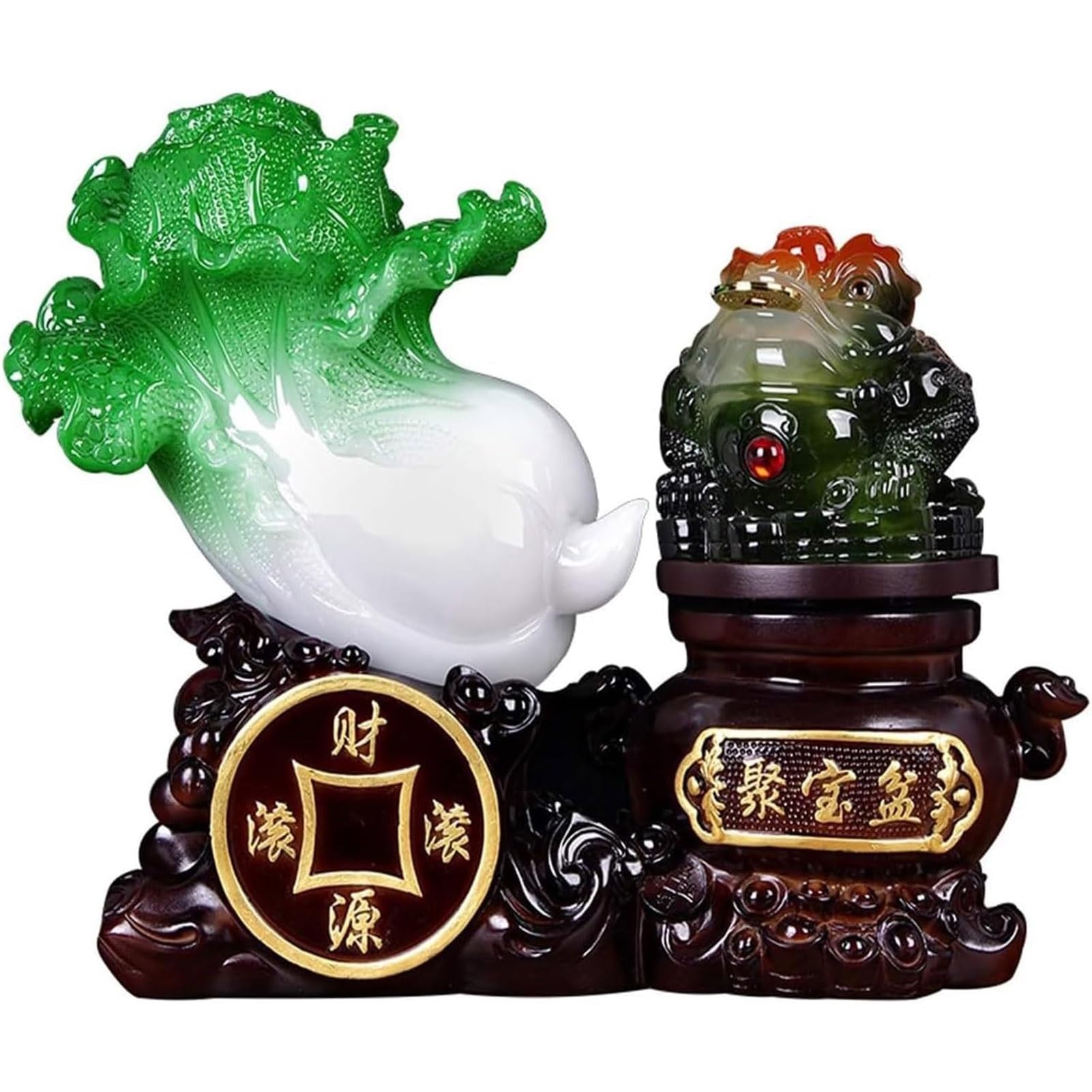 Crapaud Statues de la Richesse Décoration Bureau pour Harmoniser votre Espace de Travail