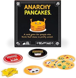 Exploding Kittens – Anarchy Pancakes, from The Makers of Spot It! – A Deliciously Fast-Paced Matching Game - 2-6 Players Ages 7+ - Great for Family Game Nights, Christmas, Stocking Stuffer