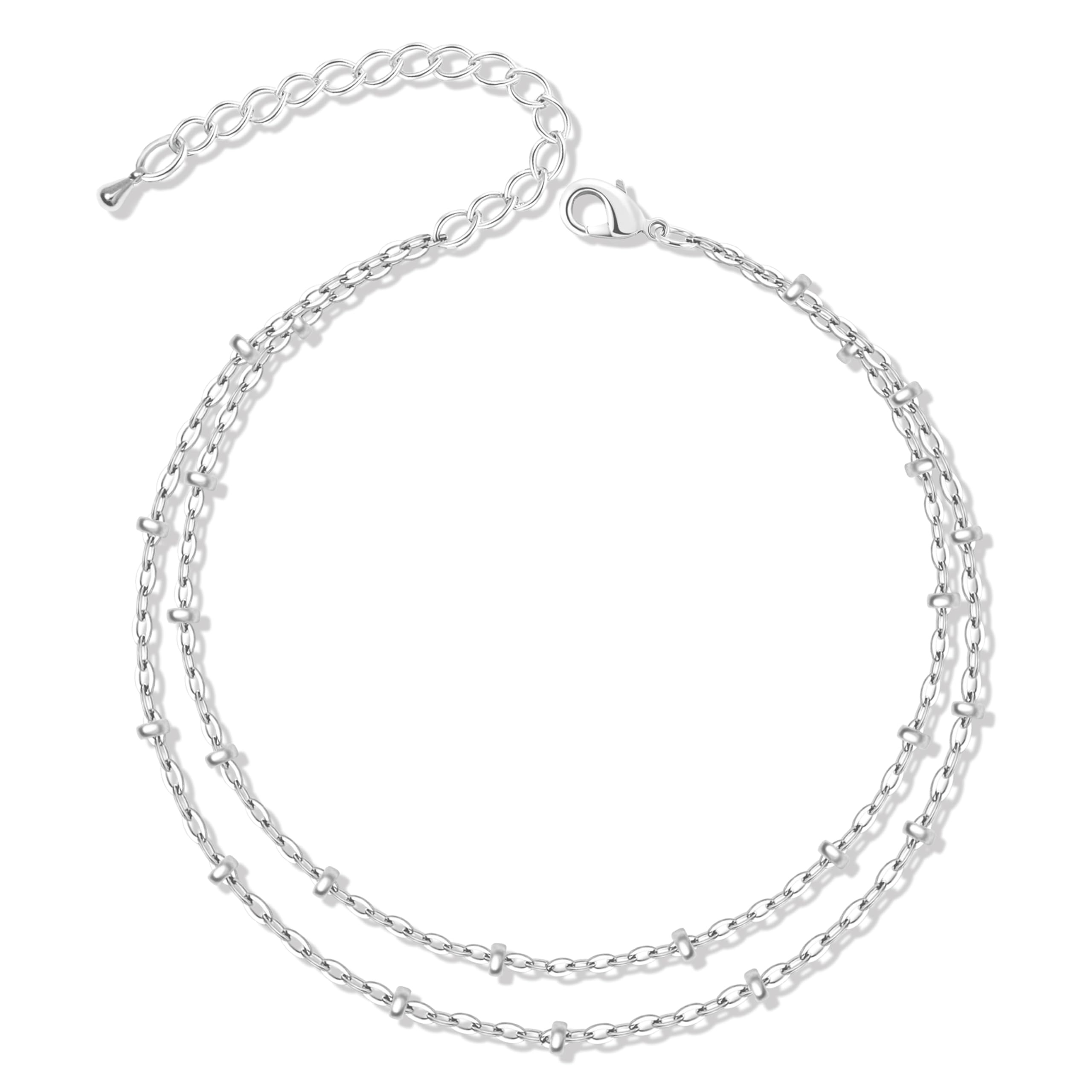 Tobilleras de plata impermeables para lucir en la playa y piscina este verano 8