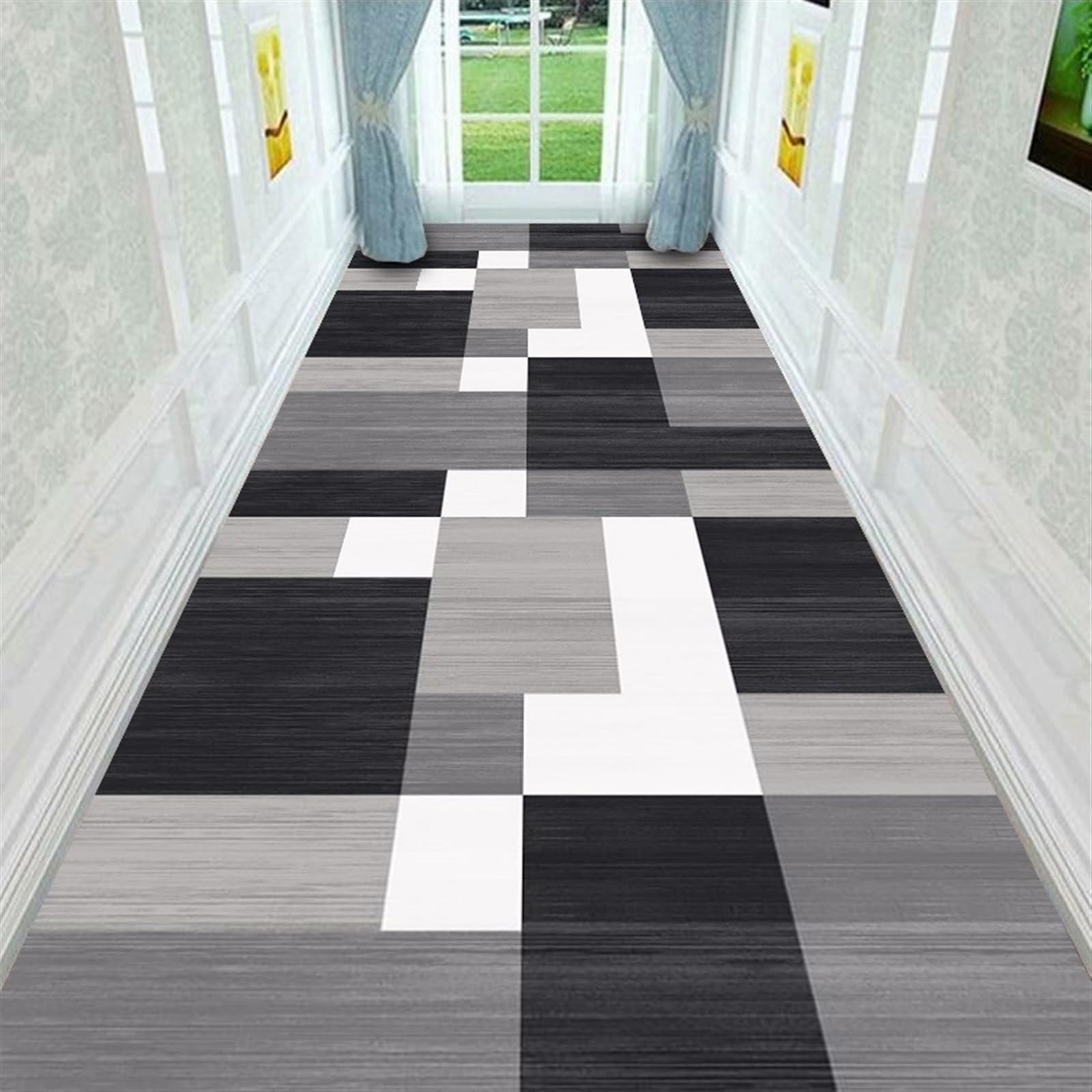 Tapis de couloir antidérapant pour protéger les sols de la saleté quotidienne
