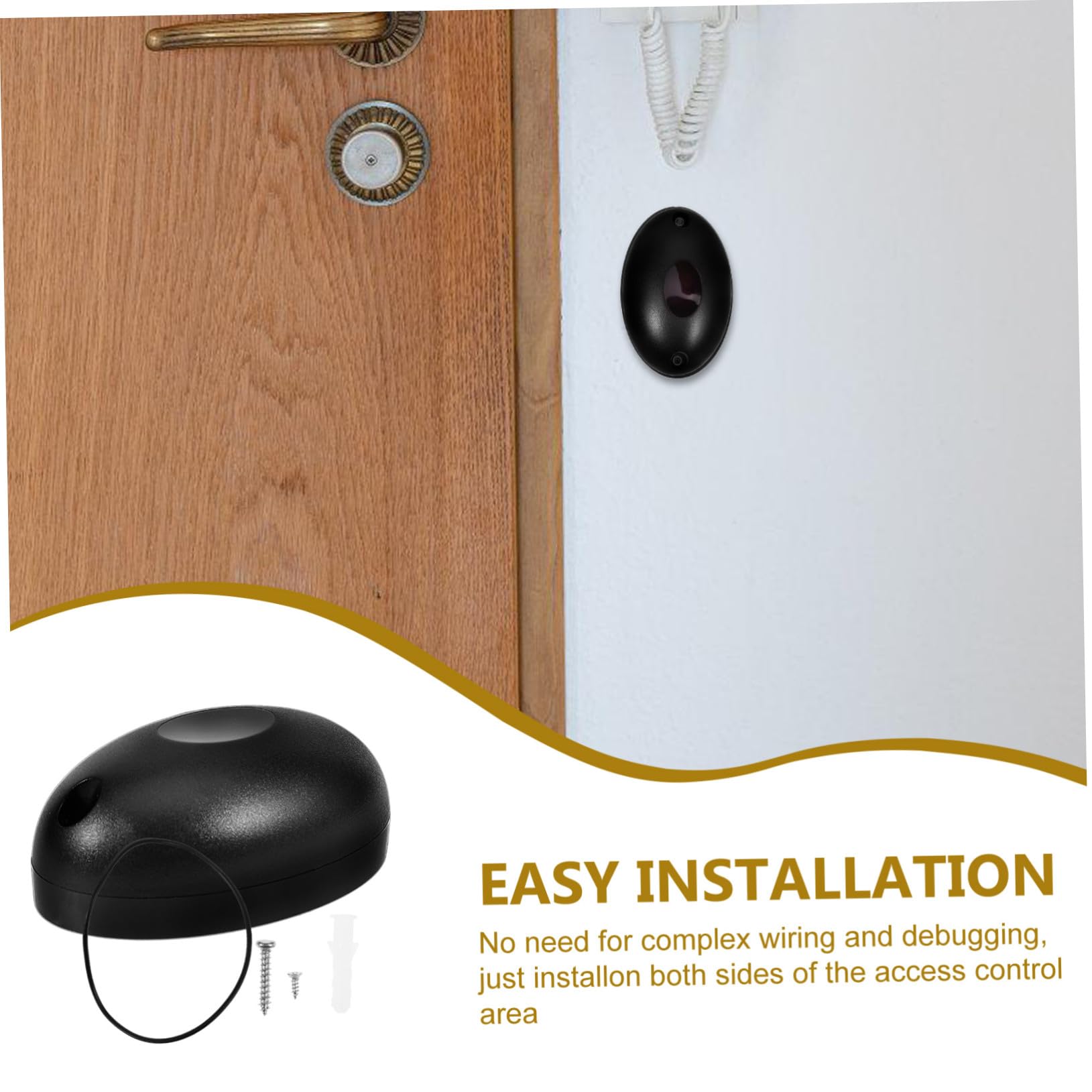 4 Sensor de Puerta y Ventana con Alarma Infrarroja Alta Sensibilidad contra Intrusos Fácil Instalación para Hogar y Oficina Protección Segura y Confiable