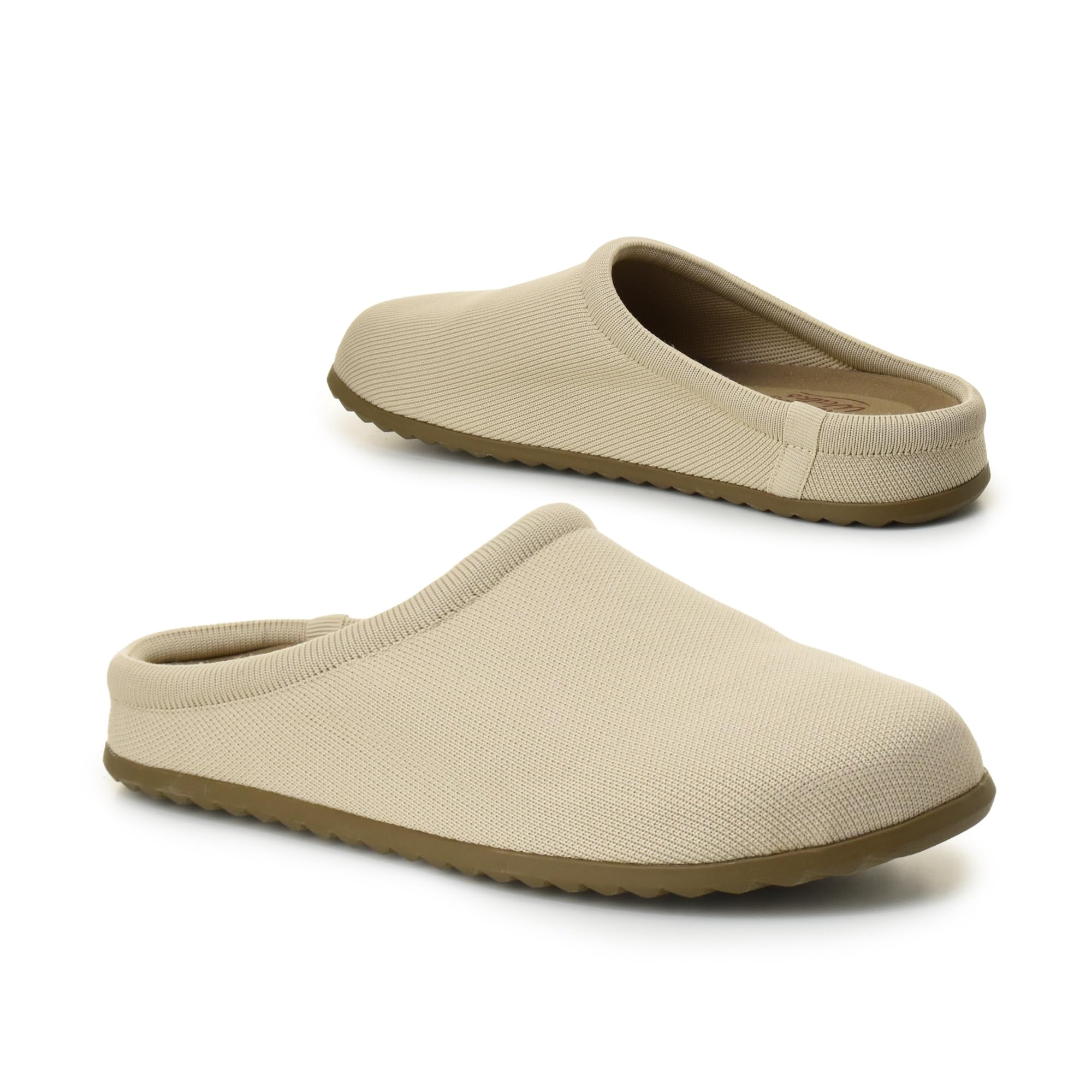 Sunday Walks Women’s Knit Mules, Slip-On Casual Clogs, Lizz | Closed-Toe Coverage, Soft F…