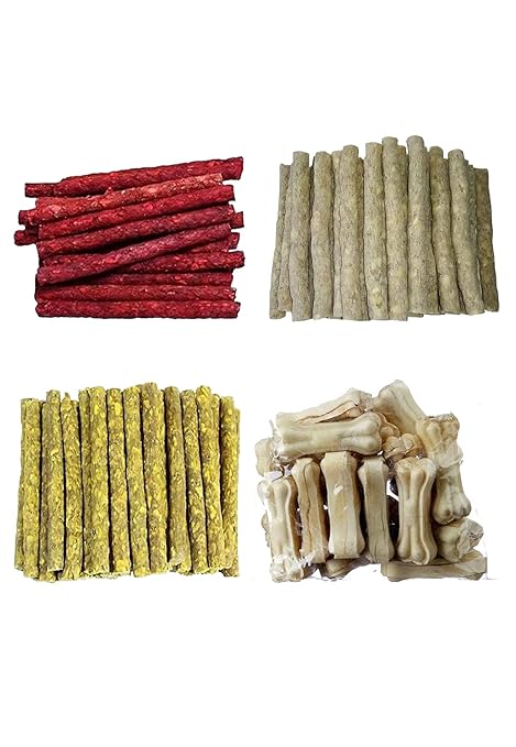 S & S Special Combo Offer Munchie Sticks Includes Chicken, Mutton, Natural Flavor + 3