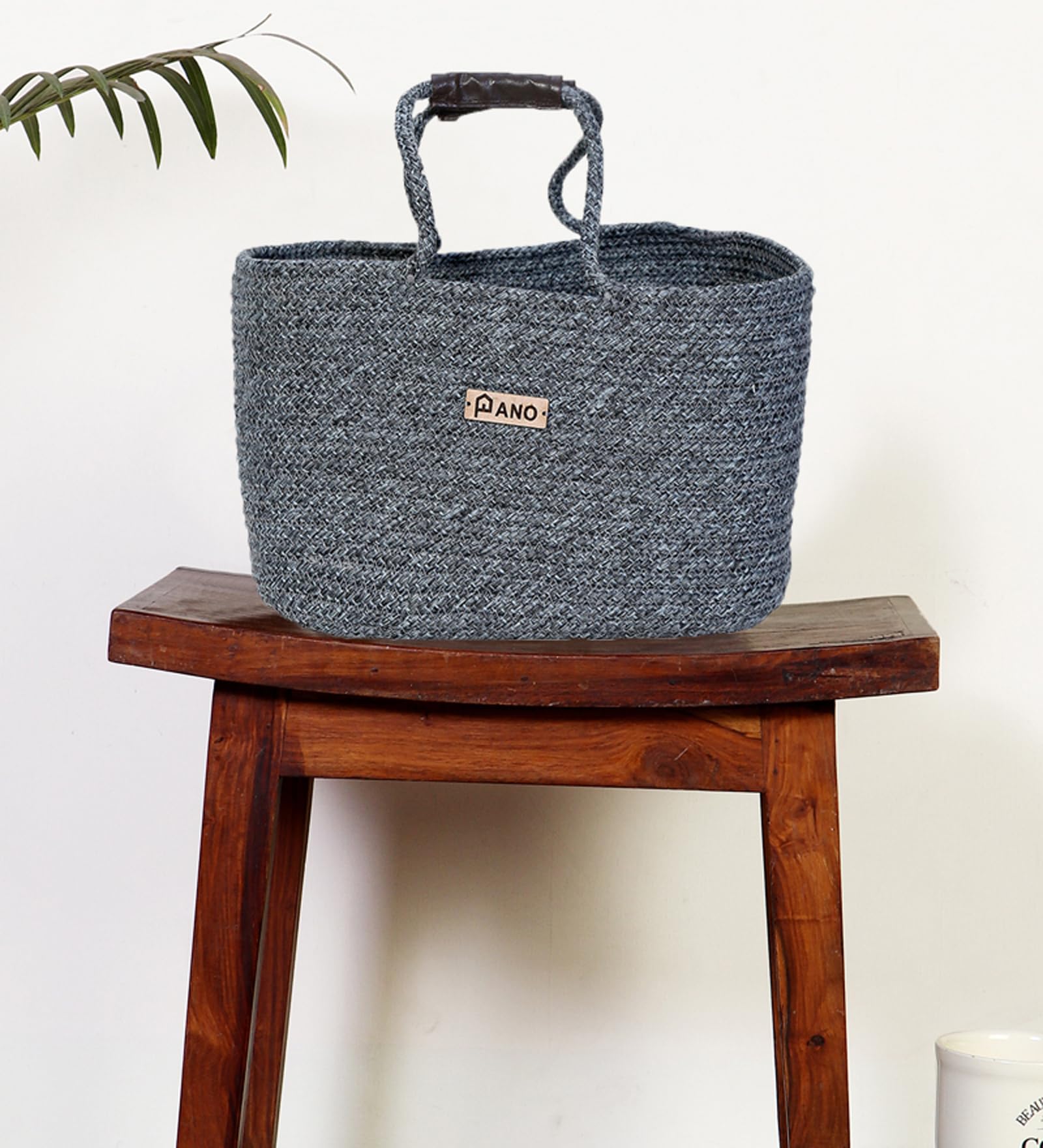 Pano Polypropylene Multipurpose Storage Tote Bag, Hand Basket