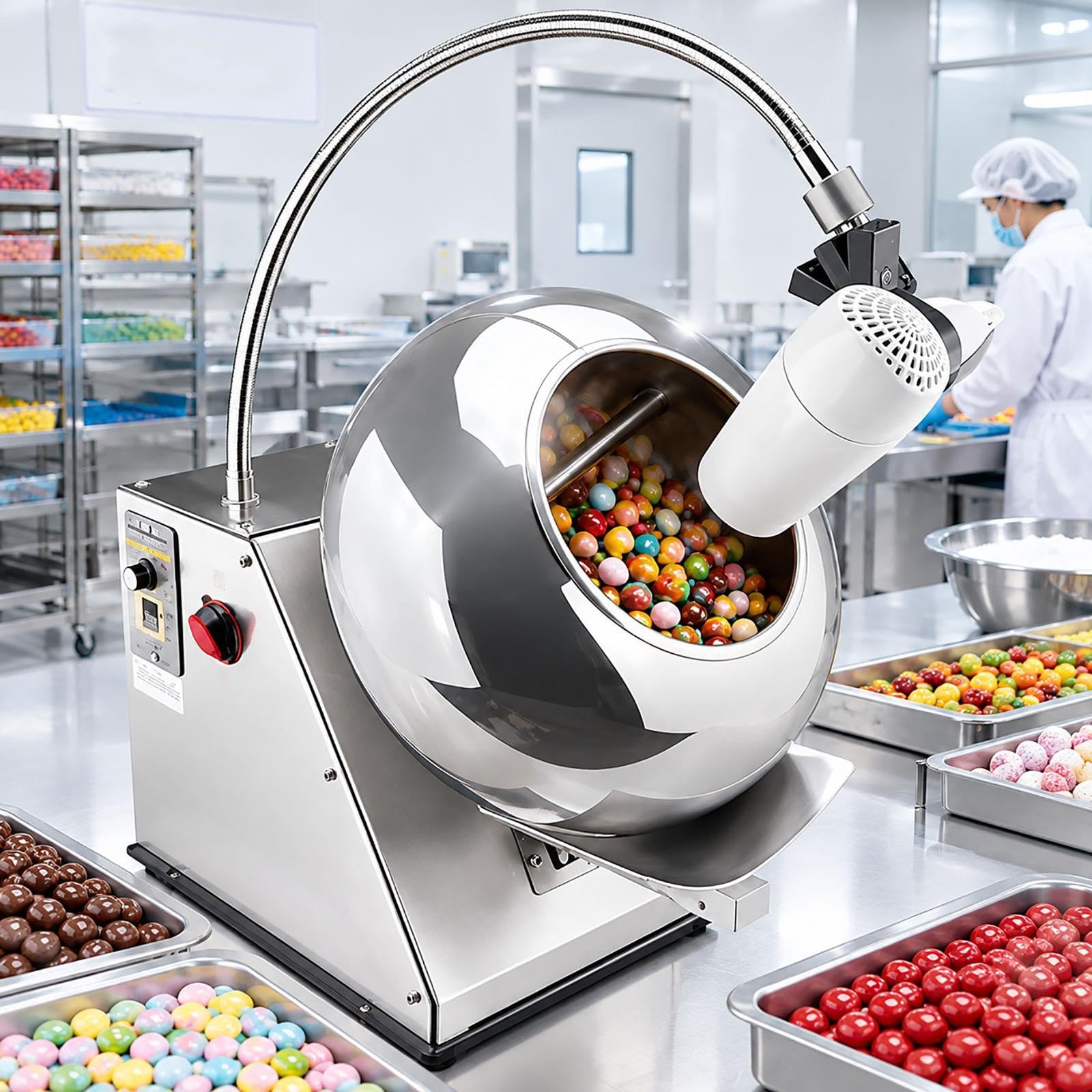 Machine commerciale de revêtement de sucre 180W