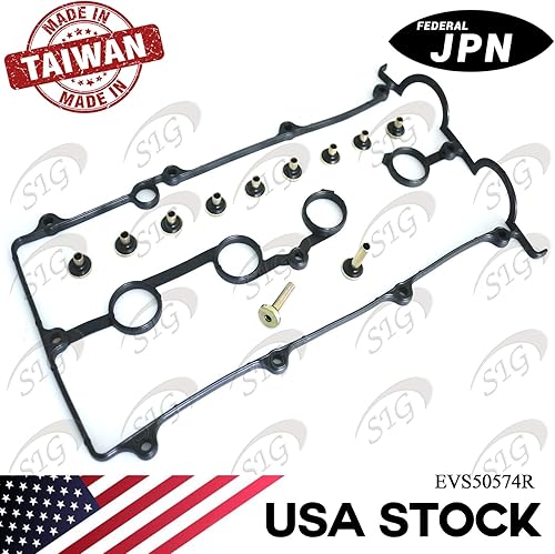 Miniatura 6 de Junta de tapa de válvula de motor compatible con Mazda Modelo 626 1998-2002 y Protégé 2001-2003 y Protege5 2002-2003 con base de motor 1.8L L4