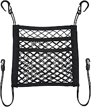 VEHIRIE Polyester SEAT BACK ORGANIZER 30X27 CM CAR NET POCKET, Automobiles, Black