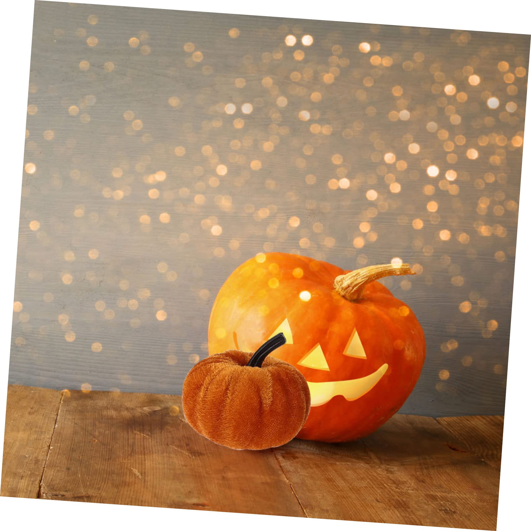 Cabilock 60 STK künstlicher Kürbis Simulationskürbis gefälschter Künstliche se Pumpkin Decoration hochzeitsdeko gefälschte dekorative se Festival- Flanell