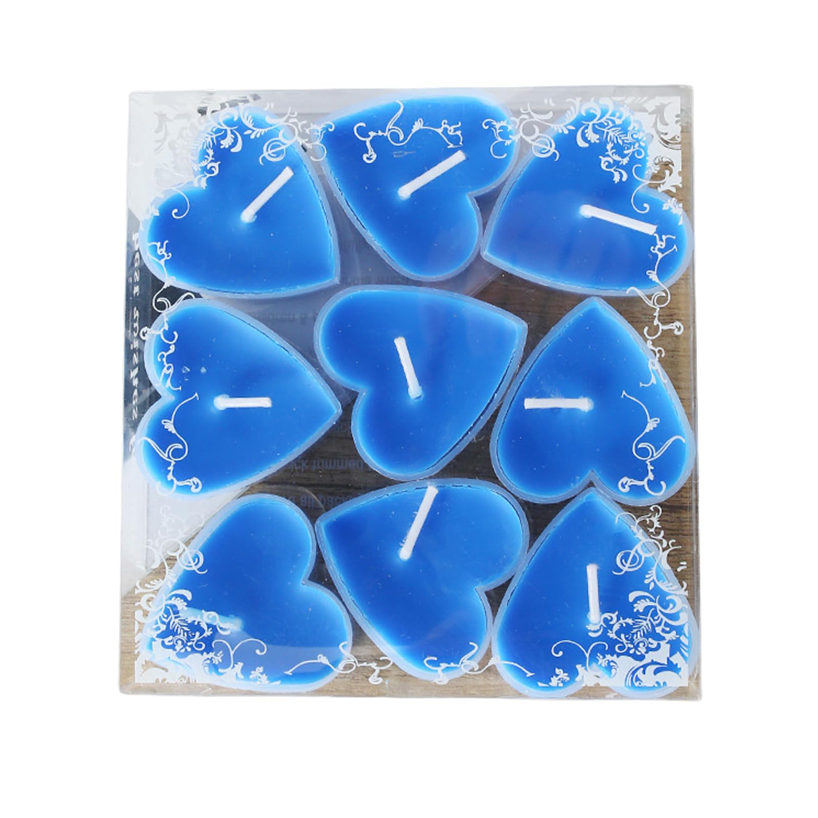 9pcs Christmas Tealights in Assorted Color for Elegant Holiday Decorations and Table Setting Candlelights