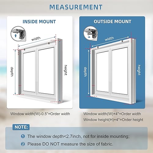 Miniatura 2 de Grandekor Persianas motorizadas con control remoto, persianas enrollables opacas, persianas inteligentes inalámbricas para dormitorio, sala de