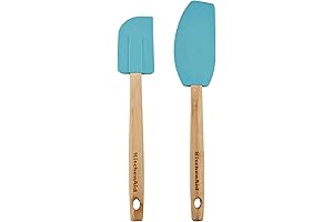 KitchenAid Classic Bamboo Spatula Set: Essential Tool for Culinary Artists