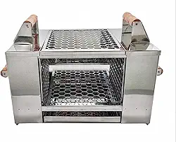 Churrasqueira Ecológica Para Apartamento Sem Fumaça 2 Grelhas