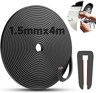 4m Kantenschutz für Bleche, Gummiprofil EPDM, Metall, Autotüren, Metallplatten, Glasplatten, Türen, Fenster