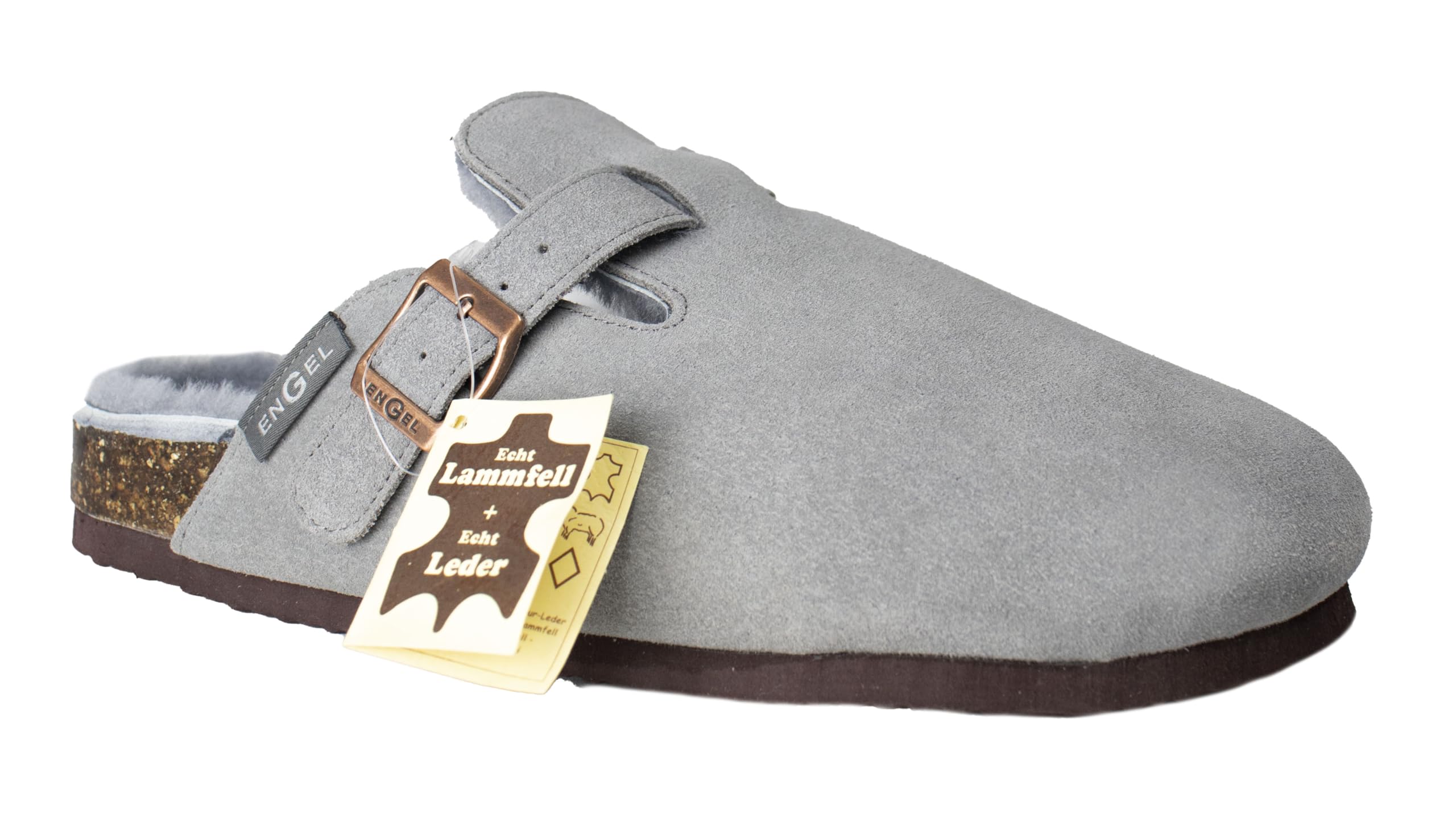 Reissner Lammfelle Hausschuh HS-MALMOE Pantoffel Veloursleder