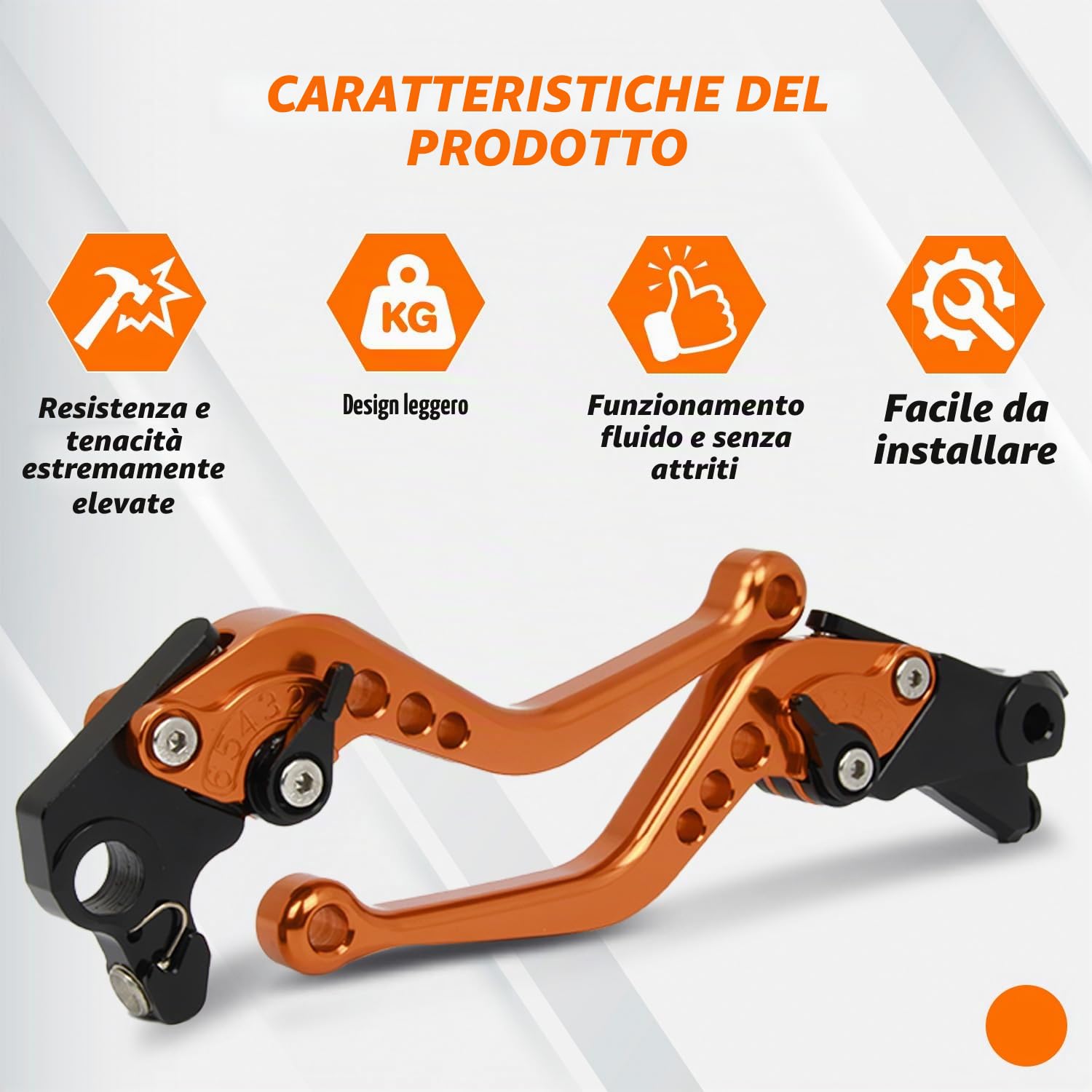 Leve Freno e Frizione Lega di Alluminio CNC Regolabili | per 1290/1190/1090/1050 Adventure R 2013-2020 690Enduro R/SMC/SMCR 2014-2023