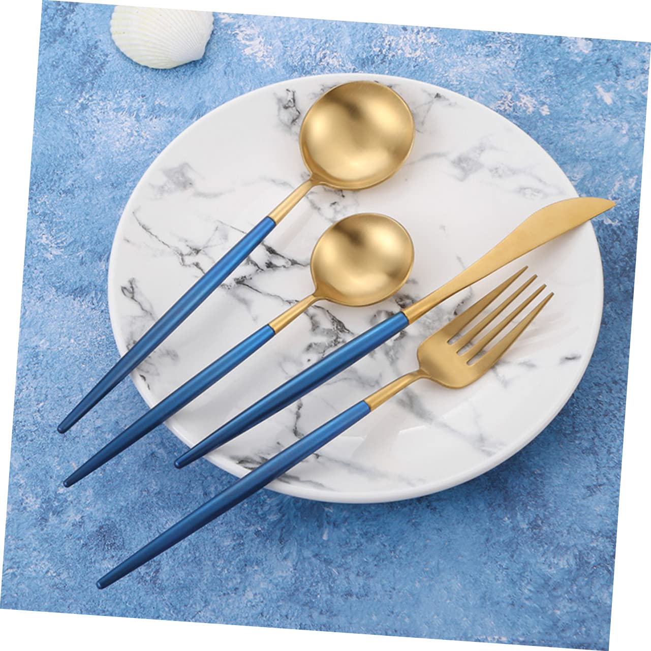 Tenedor de Cena de Acero Inoxidable 12 Piezas para Mesa