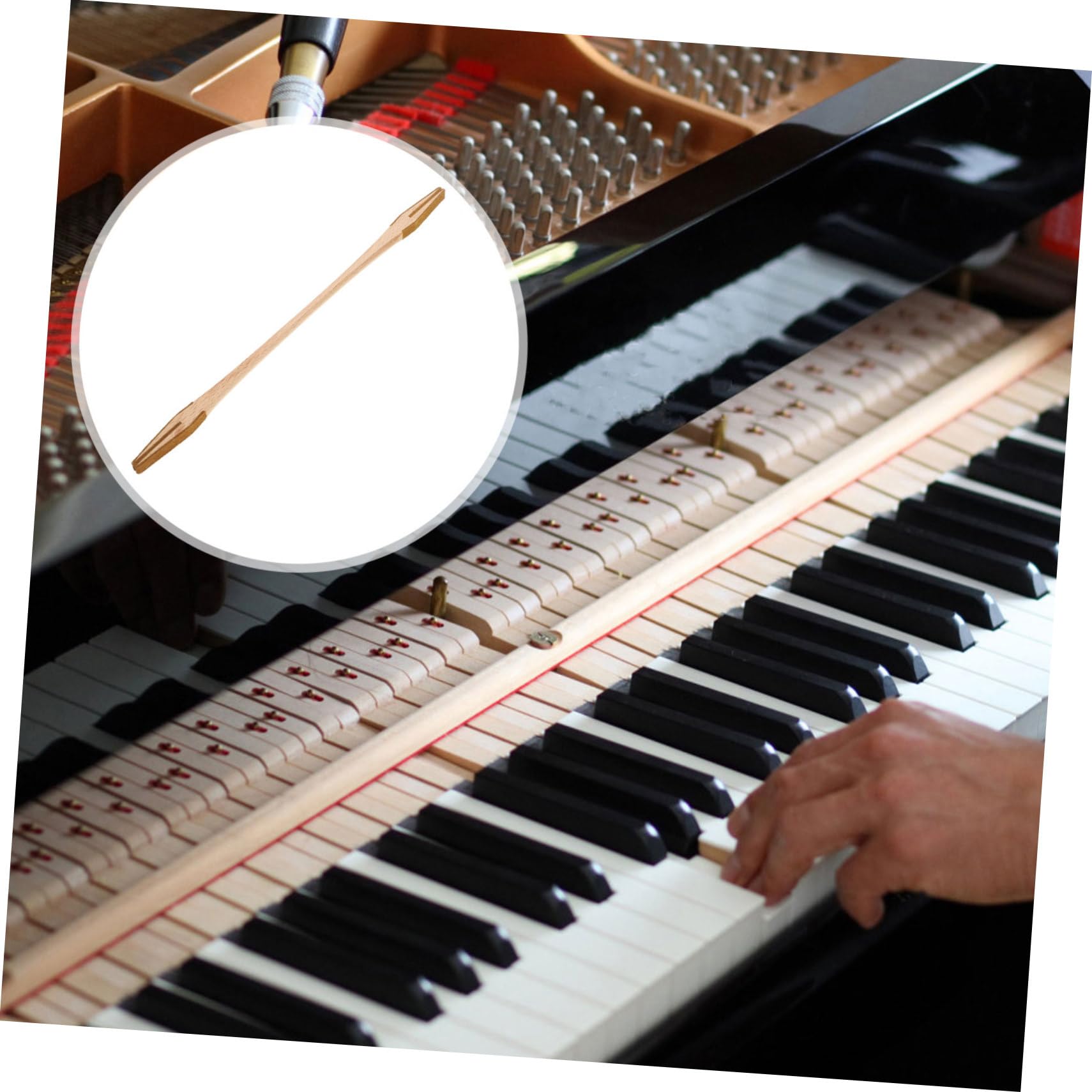 Kit 8 Pièces Feutre Bleu Silencieux Piano - Outils Muets Pour Accordage Et Entretien