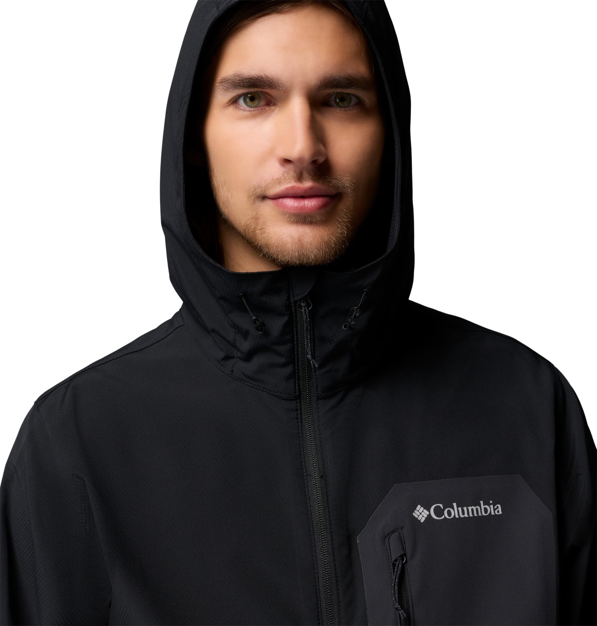 Columbia Męska kurtka softshell z kapturem Tall Heights 3, czarna, L