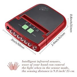 Mudder 4 Pieces LED Clip on Cap Lights USB Rechargeable Cap Flashlight Clip Waterproof Ultra Bright Hat Flashlight Headlamp for Fishing Camping Hand Work (Black,Blue,Red)