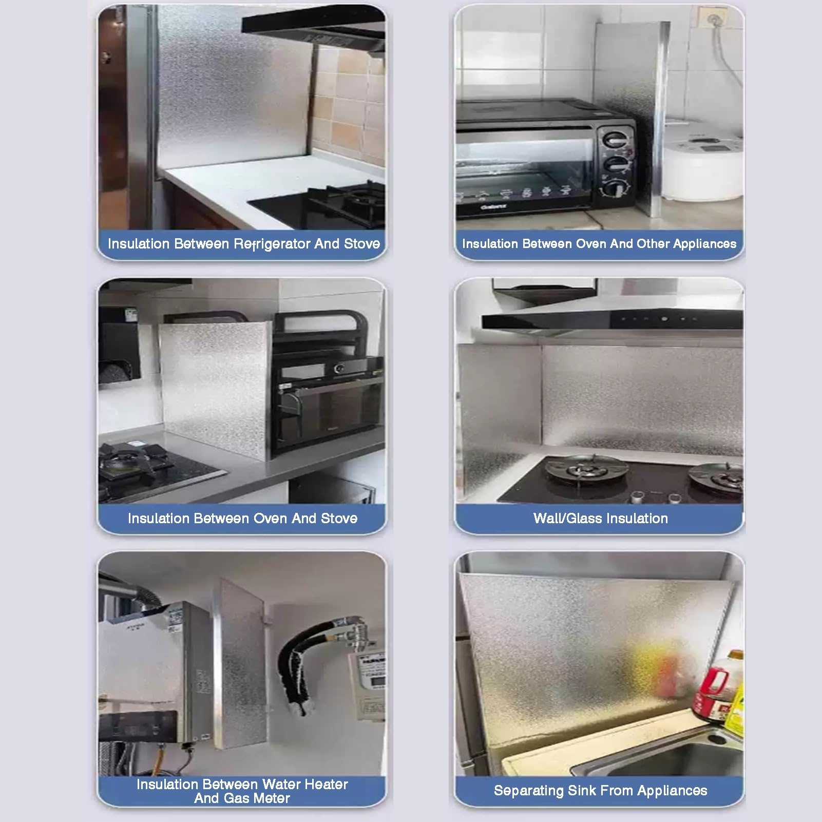 Bouclier Thermique en Feuille D'aluminium Autocollant