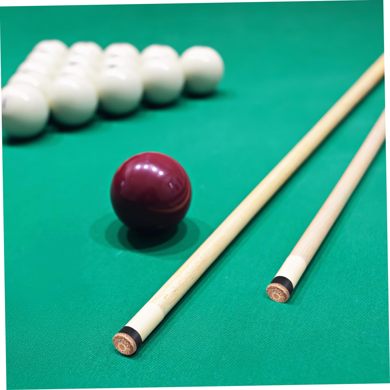 GRIRIW 40Pcs Pool Tips Replaceable Leather Tips for Billiards Includes Screw Single Tips for Practice and Game Use