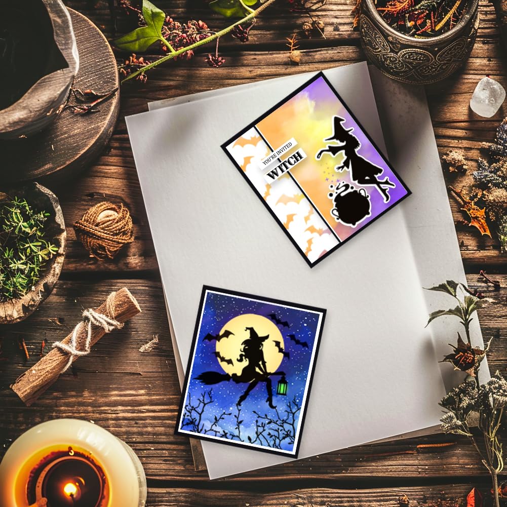 GLOBLELAND Tarot Pattern Clear Stamps Vintage Style Silicone