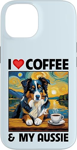 Miniatura 4 de Funda para iPhone 13 Pro Max Aussie Mom Dad Coffee Cup Australian Shepherd Dog Lovers Case