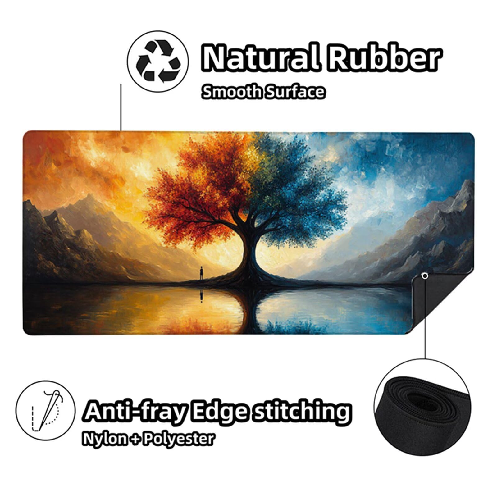Podkładka pod mysz do gier niebieska XXL 1200 x 600 x 3 mm podkładka pod mysz do gier duża podkładka pod mysz z szytymi krawędziami na Pad PC akcesoria do gier biurowe akcesoria