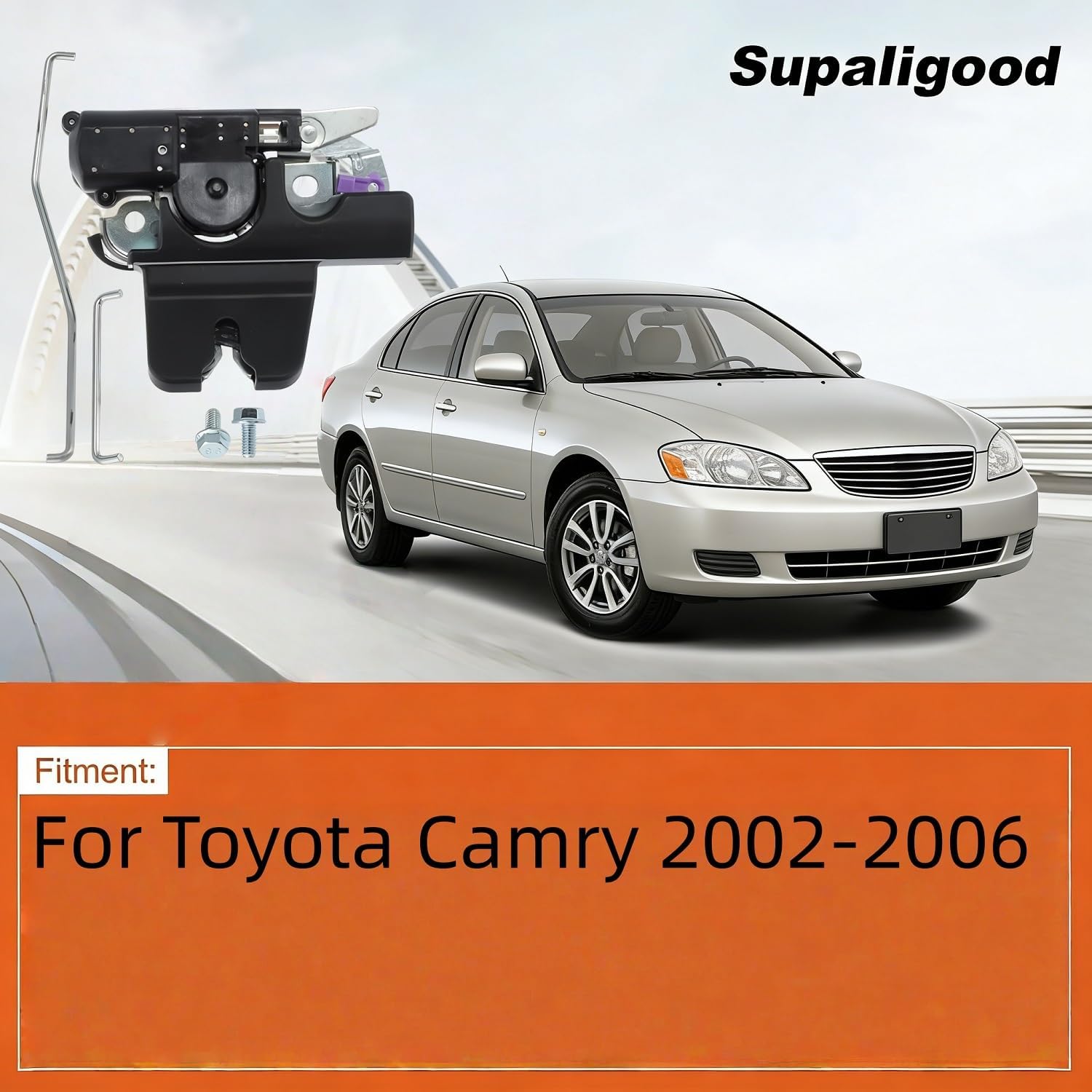 Trunk Latch Actuator for Toyota Camry 2002-2006, No. 64600-AA020, 64600-33091 Tailgate Lock Assembly, Mechanism Liftgate Latch Lock Actuator (Rear Door Latch Rear Hatch Latch)